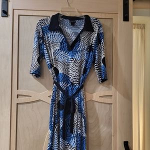 EnFocus Studio, belted shirt dress, sz 14